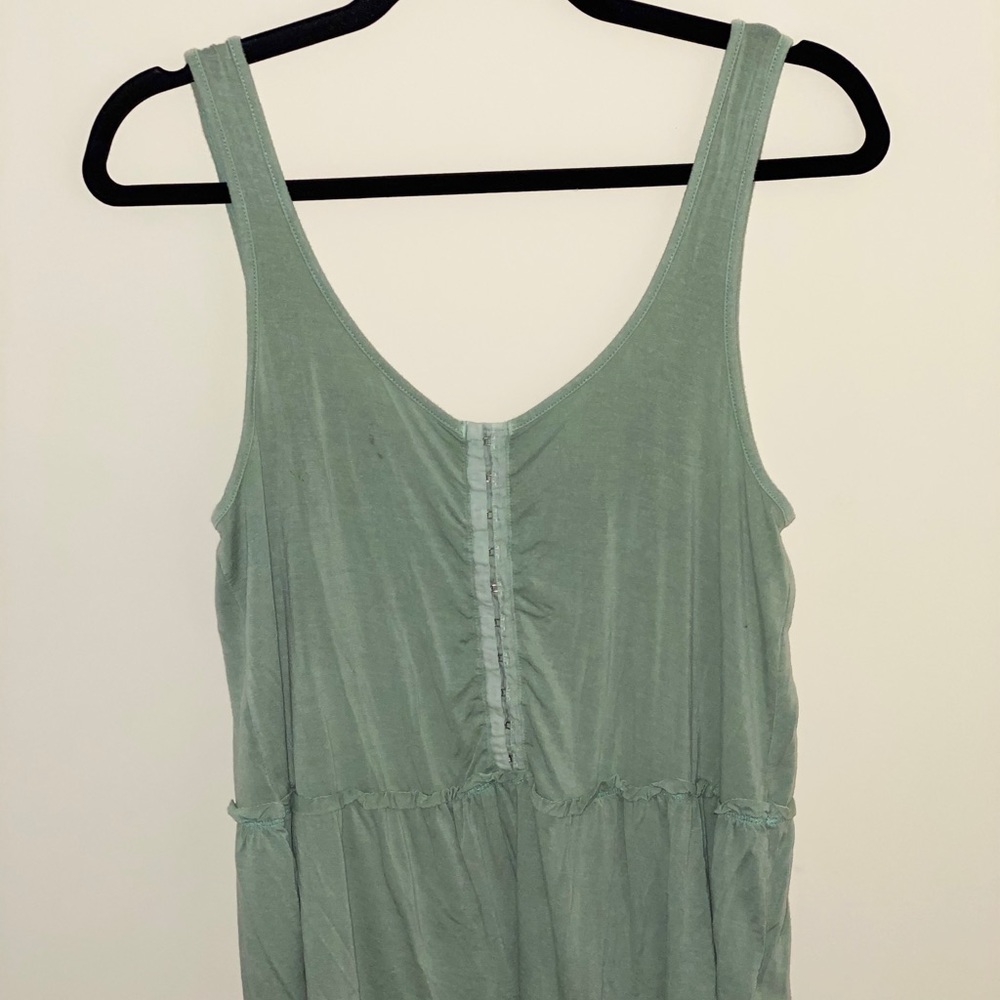 Olive green tank top
